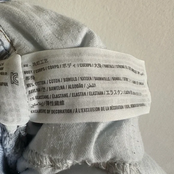 Abercrombie & Fitch Lightwash Denim ‘The 90s Relaxed Jean High Rise’ size 29/8 - Picture 7 of 7